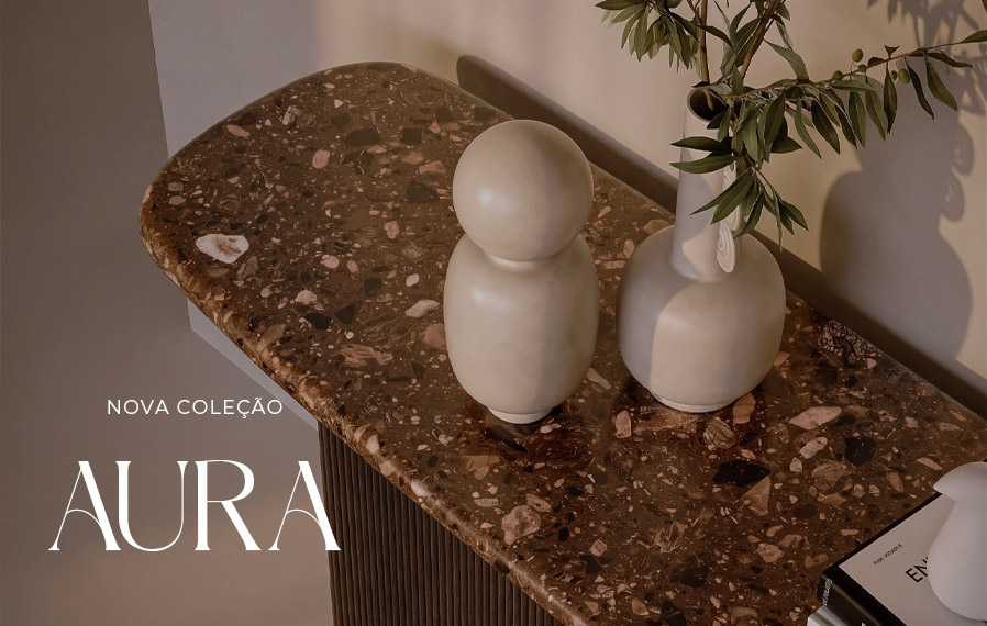 coleção Aura, mobiliário em carvalho, móveis de design contemporâneo, mesa de centro, mesa de apoio, consola, móvel TV extensível, cama estofada, mesas de cabeceira, mobiliário funcional, design japandi, móveis naturais, personalização de acabamentos