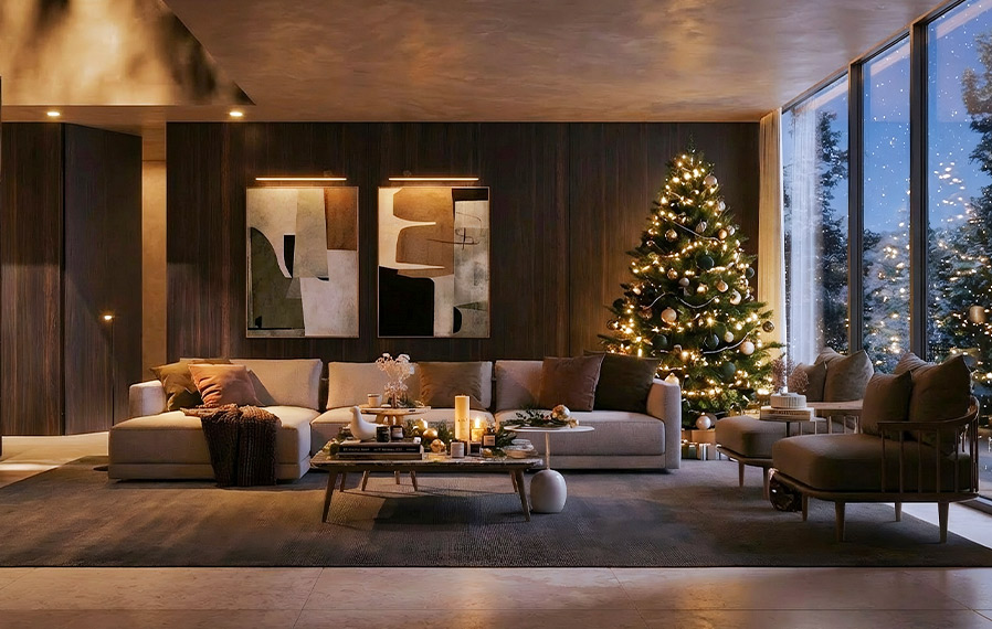iluminação interior inverno 2025, candeeiros modernos, luz quente, ambientes acolhedores, iluminação difusa, iluminação decorativa, iluminação sala, soluções de luz Tralhão