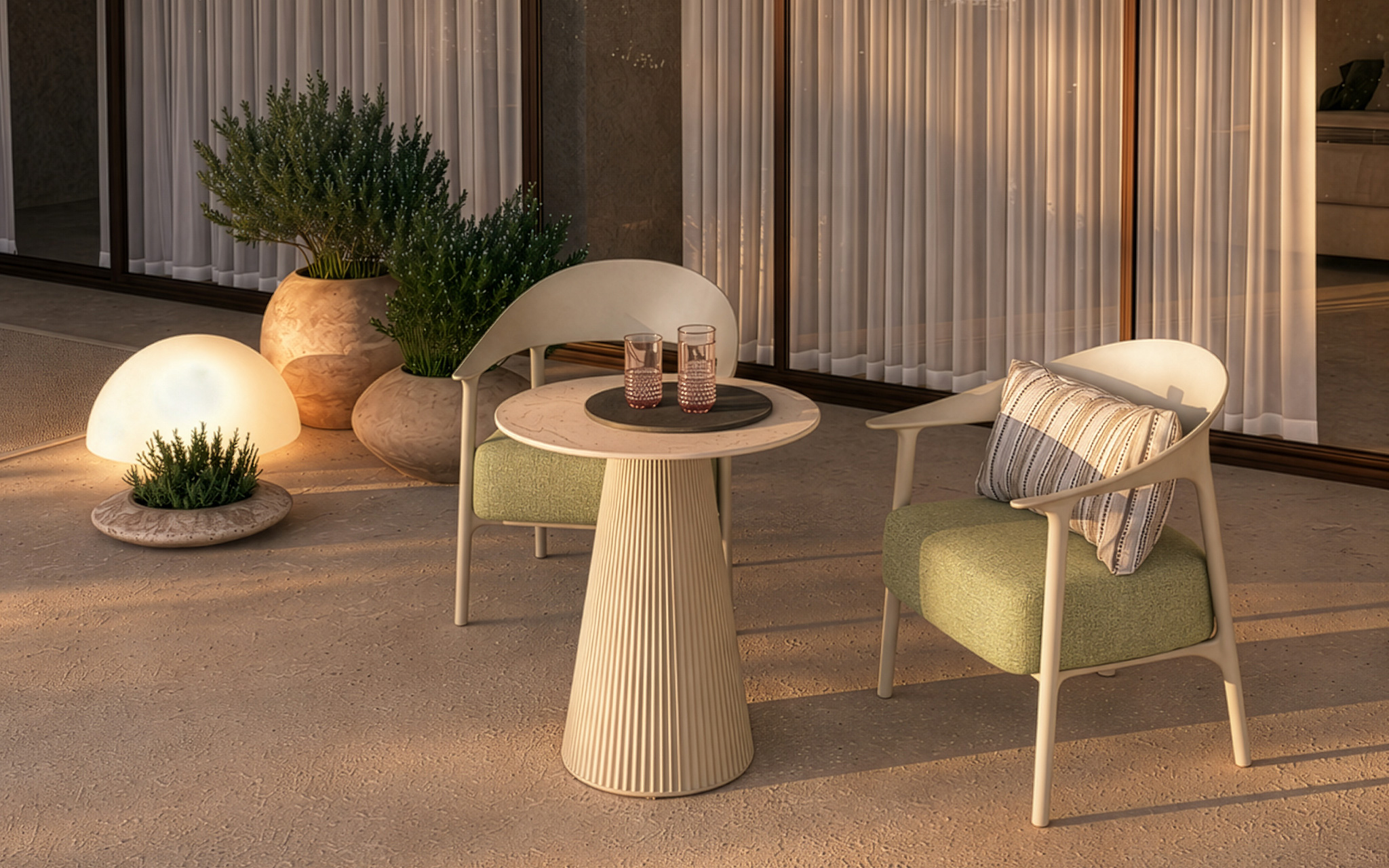 exterior, mobiliário de exterior, outdoor, vondom, conjunto africa